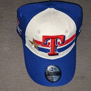 New Era Youth 2024 MLB AII-Star Game Texas Rangers Blue 9Twenty Adjustable Hat